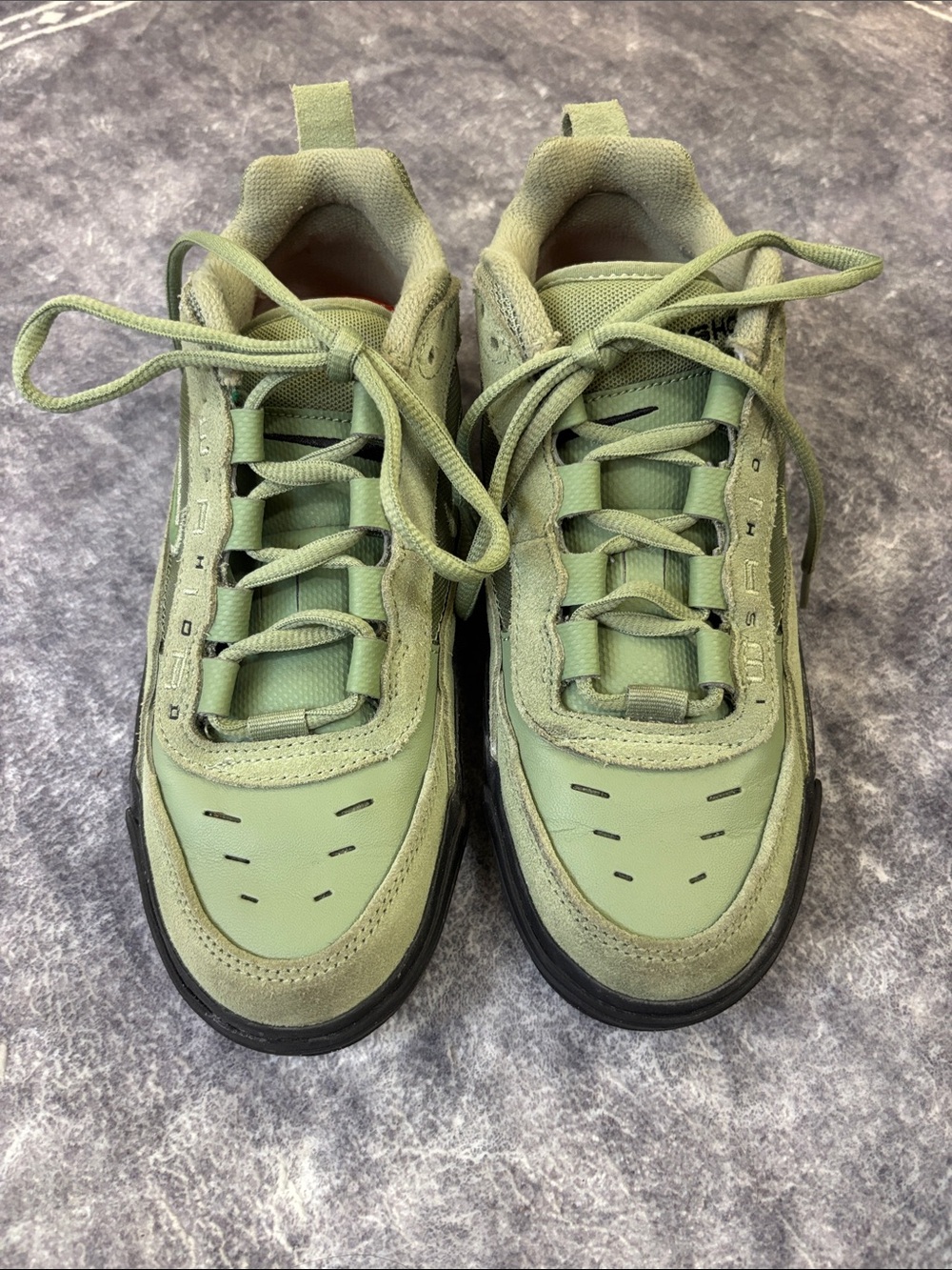 Nike Men's Olive Green Low-Top Sneakers